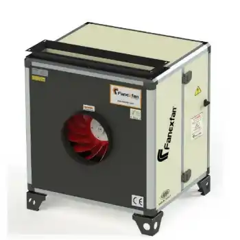 Fanexfan FHS-7,5 Kabinli Seyrek Kanatlı Mutfak Egzoz Fanı Trifaze