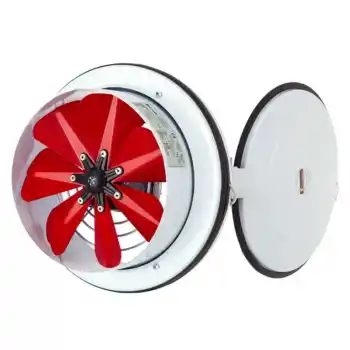 Fanexfan PKA-250 KA Kapaklı ve Flanşlı Aksiyal Aspiratör Monofaze