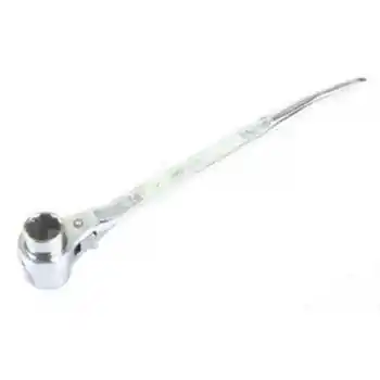 Glory HL1302 17x19mm Kromajlı Kazıklı Lokma Cırcır İskele Anahtarı