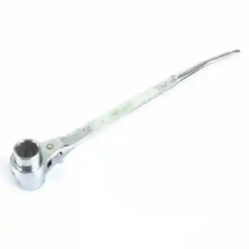 Glory HL1306 19x22mm Kromajlı Kazıklı Lokma Cırcır Anahtarı