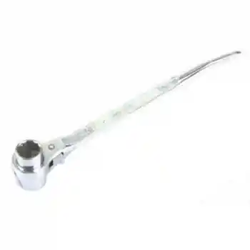 Glory HL1307 21x22mm Kromajlı Kazıklı Lokma Cırcır İskele Anahtarı