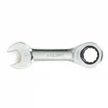 Glory HL2608 12mm Kısa Düz Cırcır Anahtarı
