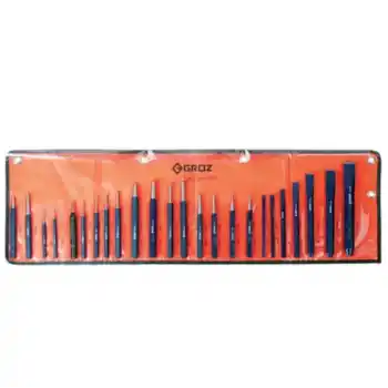 Groz KIT/24/ST 24lü Pim Zımba ve Keski Takımı