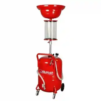 Gülersan 4290.9 80+9 L Göstergeli Havalı Yağ Boşaltma Deposu