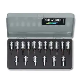 Heyco 17 Parça 1/4 Lokmalı Torks Takımı