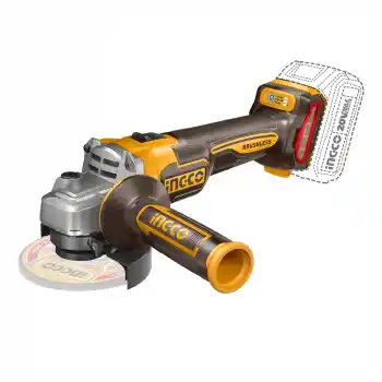 Ingco CAGLI21154 Solo Akülü Avuç Taşlama 115 mm