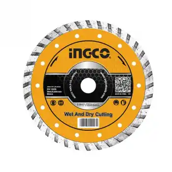 Ingco DMD031251 125mmx22.2mm Endüstriyel Turbo Elmas Disk