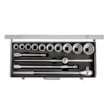 İzeltaş 1419006114 3/4 14 Parça SAE Oniki Köşe Lokma Anahtar Takımı