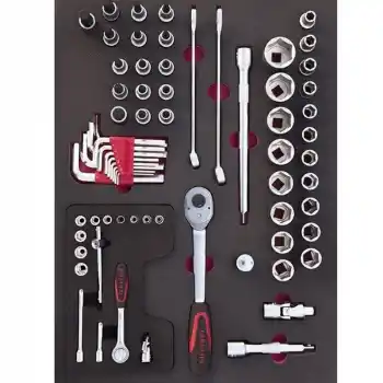 İzeltaş 8241002072 Pro Serisi Dolaplar İçin 2. Çekmece İçi Dolu 69 Parça