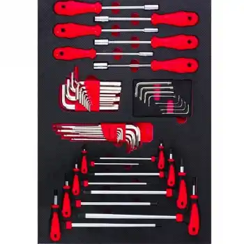 İzeltaş 8245004043 Premium Serisi Dolaplar İçin 4. Çekmece İçi Dolu 43 Parça