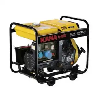 Kama KDK10000CE 8,5 kVA Monofaze İpli Marşlı Dizel Jeneratör