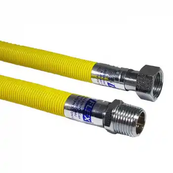 Kas Makaronlu Doğalgaz Ocak Hortumu 90cm