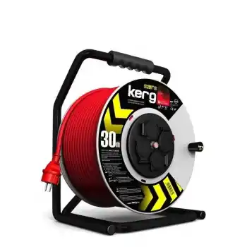 KERG Profesyonel Uzatma Kablosu (30m, 3x2,5mm2) - 15 Yıl Garantili