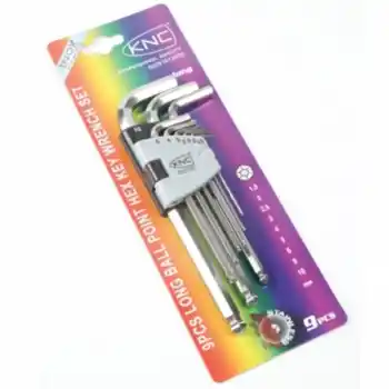 KNC 9 Parça 1,5-10mm Inox Bombelli Alyan Anahtar