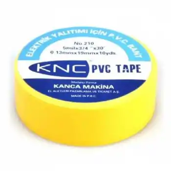 KNC Sarı PVC Elekrikçi Bandı