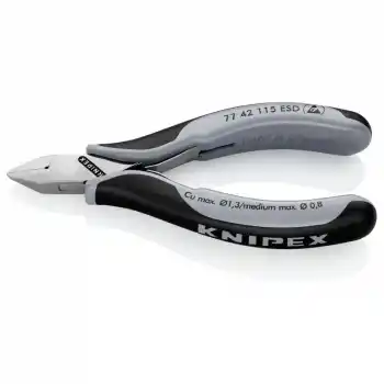 Knipex 77 42 115 115mm ESD Elektronikçi Yan Keski