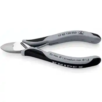 Knipex 77 82 130 ESD Hassas Elektronikçi Yan Keski 130 mm