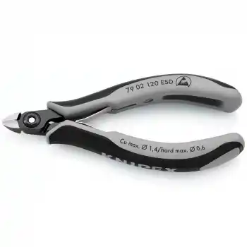 Knipex 79 02 120 ESD Hassas Elektronikçi Yan Keski 120 mm
