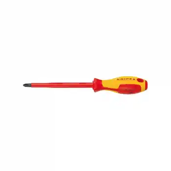 Knipex 98 24 02 Ph2x100 VDE İzoleli Yıldız Uçlu Tornavida