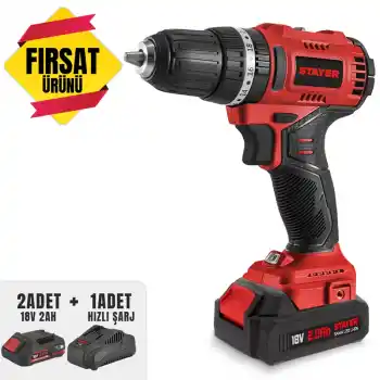 Stayer PBL 50 Akülü Kömürsüz Darbeli Matkap Vidalama