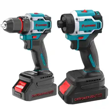 Catpower 5130 Kömürsüz Akülü Matkap ve Torklu Vidalama Seti