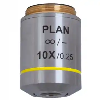 Levenhuk MED 10x Sonsuzluk Düzeltimli Plan Akromatik Objektif