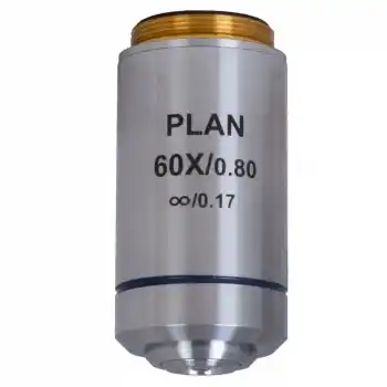 Levenhuk MED 60x Sonsuzluk Düzeltimli Plan Akromatik Objektif