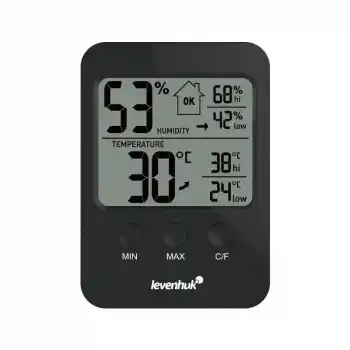 Levenhuk Wezzer BASE L30 Siyah Termo Higrometre