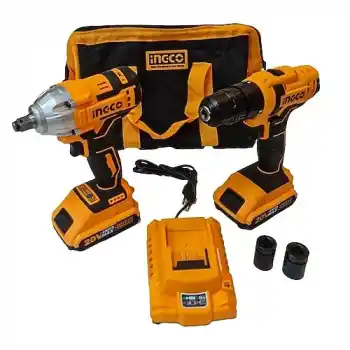 Ingco CKLI2017 Akülü Matkap ve Somun Sıkma Seti