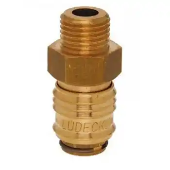 Lüdecke ESM 18A 1/8 inç Stoper Erkek Gövde
