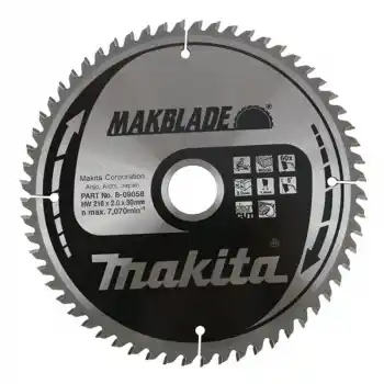 Makita B-09058 LS0815FL Gönye Kesme için Elmas Testere Bıçağı 216x30mm 60 Diş