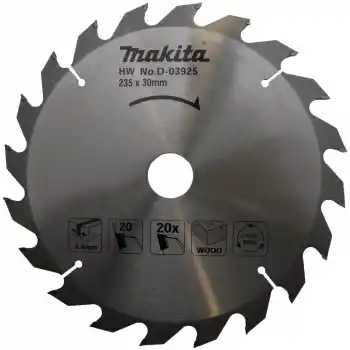Makita D-03925 Elmas Daire Testere Bıçağı 235x20Diş