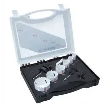 Makita D-16938 Bi-Metal Tesisatçı Delik Testere Seti 19-57mm 9 Parça