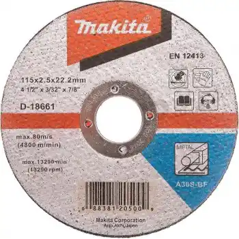 Makita D-18661 Düz Flex Metal Kesme Taşı 115x2.5 mm