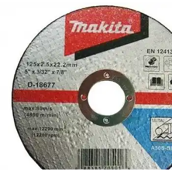 Makita D-18677 Düz Flex Metal Kesme Taşı 125x2.5 mm