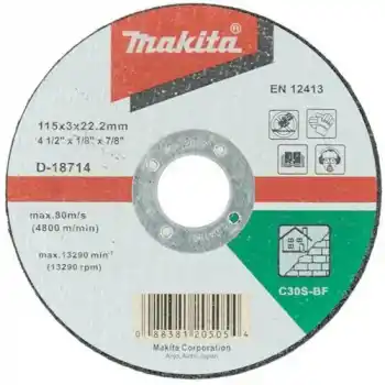 Makita D-18714 Düz Flex Taş Kesme Taşı 115x3 mm