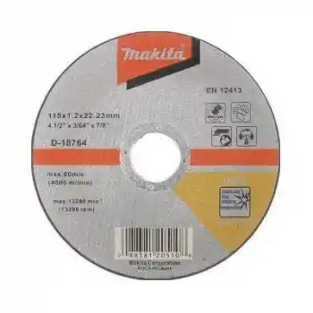Makita D-18764 Düz Flex İnox Kesme Taşı 115x1.2mm