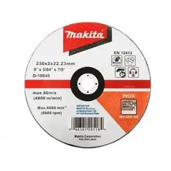 Makita D-18845 Bombeli Düz Flex İnox Kesme Taşı 230x2mm