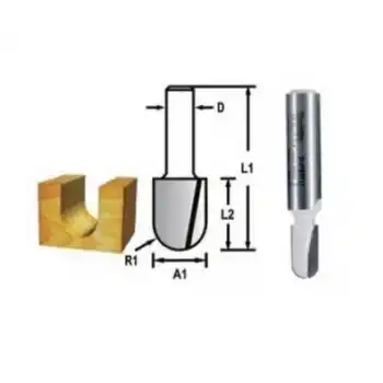 Makita D-47824 Dalma “U” Kanal Freze Bıçağı (Çift Bıçak)