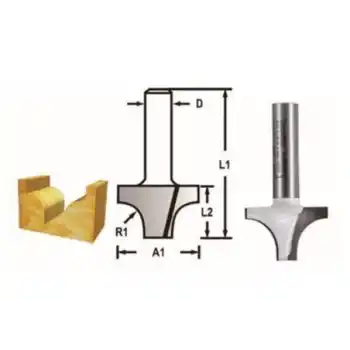 Makita D-48175 Yuvarlak Dalma Freze Bıçağı (Çift Bıçak)