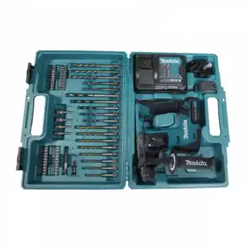 Makita HR140DWAE2 Akülü Kırıcı Delici+65 Parça Uç Seti
