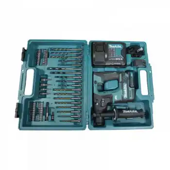 Makita HR166DWAE1 Akülü Kırıcı Delici +74 Parça Uç Setli