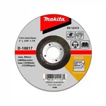Makita Maad-18817 Bombeli Flex İnox Kesme Taşı 115x1.2mm
