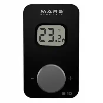 Mars S10 Kablosuz Dijital Oda Termostatı Siyah
