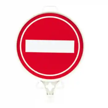 MaxSafety MS1-2904 Yuvarlak Trafik Uyarı Levhası