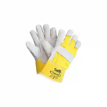 MaxSafety PANTER Sarı Deri Eldiven