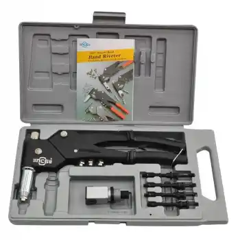 NCG S909 3 Fonksiyonlu Döner Kafalı Perçin Pensi Seti