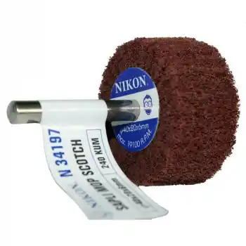 Nikon N34197 40x20x6mm 240 Kum Non Woven Saplı Mop Zımpara
