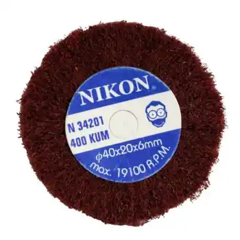 Nikon NIK34201 40x20x6mm 400 Kum Non Woven Saplı Mop Zımpara