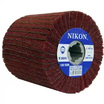 Nikon NIK34241 100x100x19mm 100 Kum Non Woven Kanallı Kombi Mop Zımpara